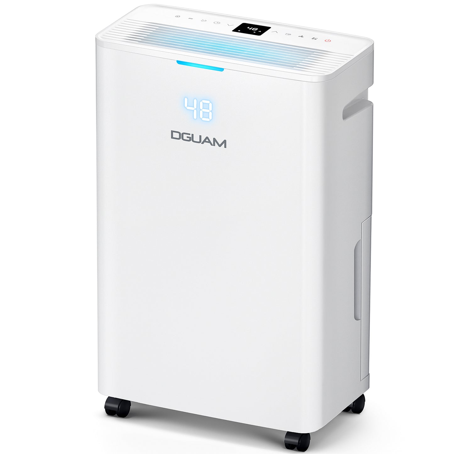 4500 Sq.Ft Dehumidifier, DGUAM 80 Pint Dehumidifier for Basement with Drain Hose, Smart Dehumidifiers with Humidity Control, Energy-Efficient, Quiet, 3 Modes Dehumidifiers for Home, Bedroom, Garage